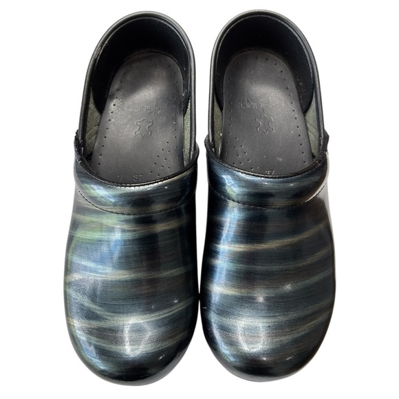 Dansko Professional Clog Nursing Shoe Muli-Color Patent Leather Size 37 6.5 /  7 - Picture 7 of 14